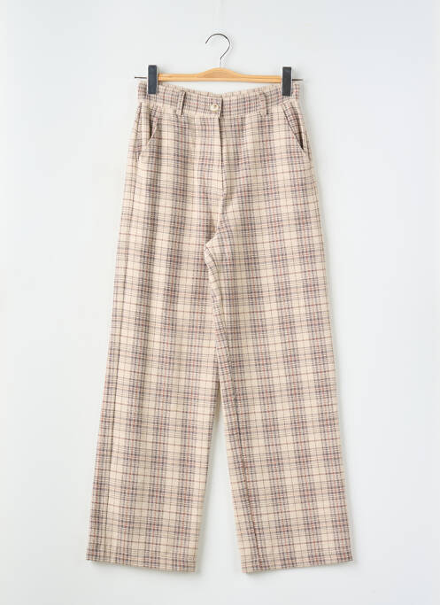 Pantalon droit beige THE KORNER pour femme