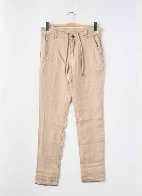 Pantalon droit beige TEDDY SMITH pour homme