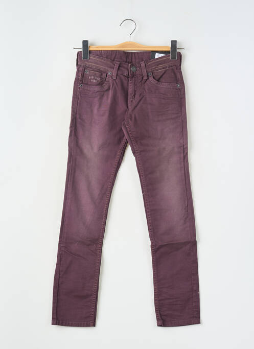 Pantalon slim violet PEPE JEANS pour fille