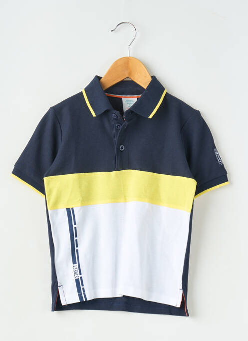 Polo noir BOBOLI pour garçon