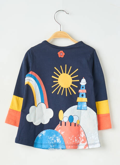 Robe mi-longue bleu BOBOLI pour fille