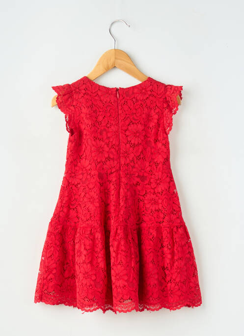 Robe mi-longue rouge MAYORAL pour fille