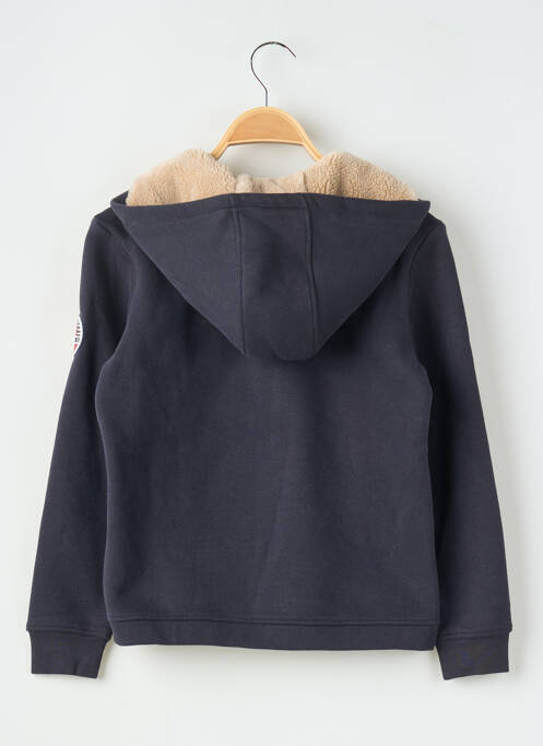 Sweat-shirt à capuche bleu TEDDY SMITH pour garçon