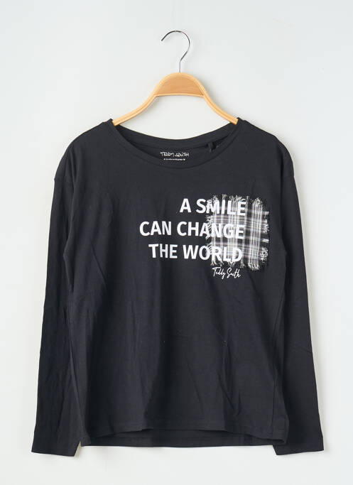 Top noir TEDDY SMITH pour fille