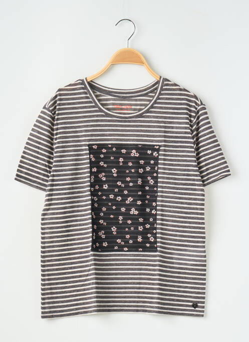 T-shirt noir TEDDY SMITH pour fille