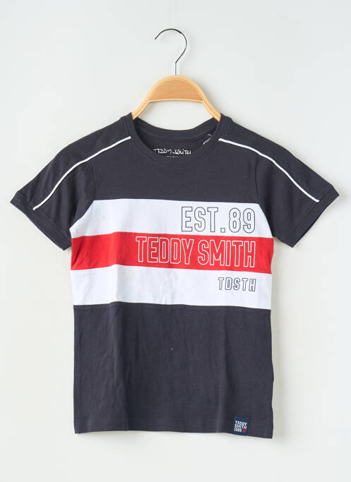 T-shirt noir TEDDY SMITH pour garçon