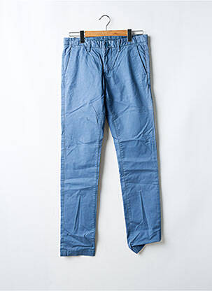 Pantalon chino stretch taille normale bleu TEDDY SMITH homme