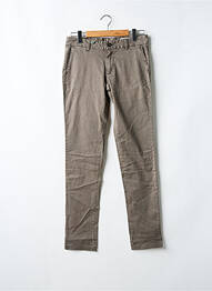 Pantalon chino stretch taille normale gris DEEPEND homme