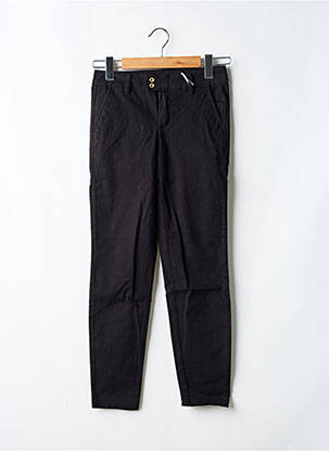Pantalon slim tissage popeline taille normale noir LPB LES PETITES BOMBES  femme