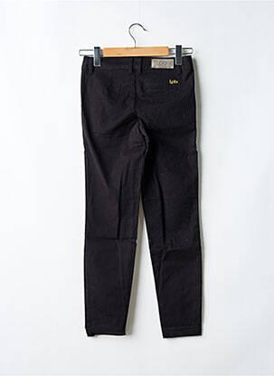 Pantalon slim tissage popeline taille normale noir LPB LES PETITES BOMBES  femme