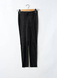 Legging tissage suedine taille normale noir TEDDY SMITH femme