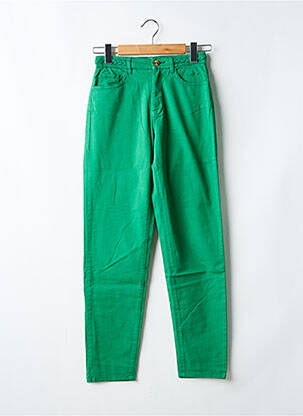 Pantalon droit stretch taille normale vert LOLA ESPELETA femme