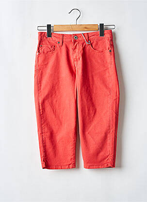 Corsaire stretch taille normale rouge LEE COOPER femme