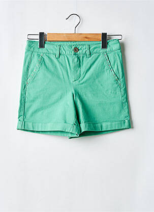 Short fermeture zippée sous rabat boutonné taille normale vert LOLA ESPELETA femme