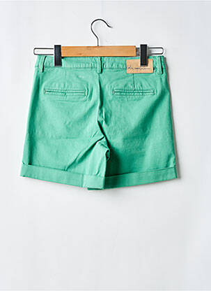 Short fermeture zippée sous rabat boutonné taille normale vert LOLA ESPELETA femme