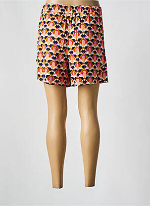 Jupe short tissage popeline orange LOLA ESPELETA femme