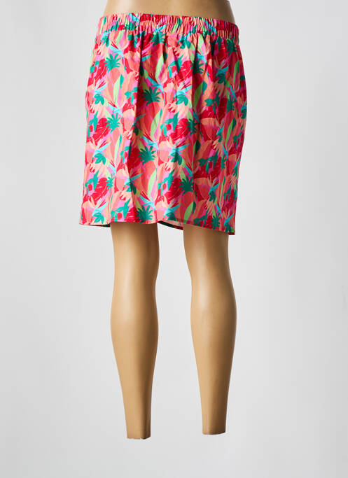 Jupe courte rose LILI SIDONIO pour femme