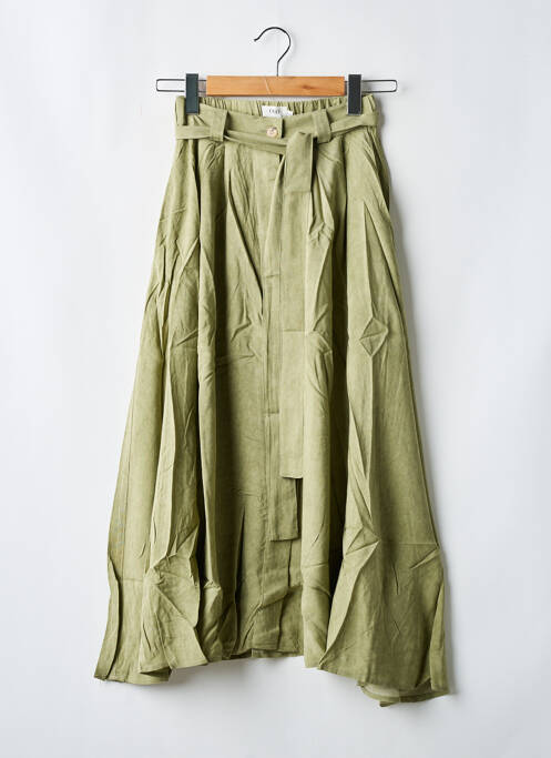 Jupe longue vert ORFEO pour femme