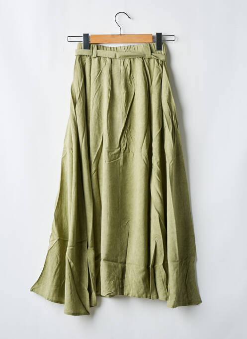 Jupe longue vert ORFEO pour femme