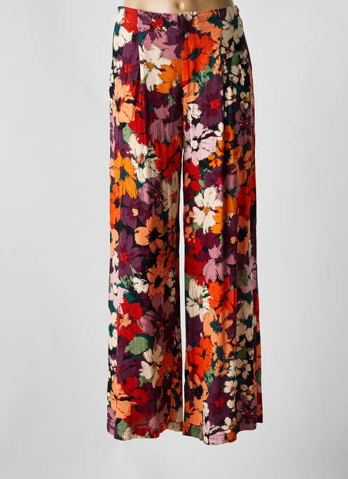 Pantalon droit violet ORFEO pour femme