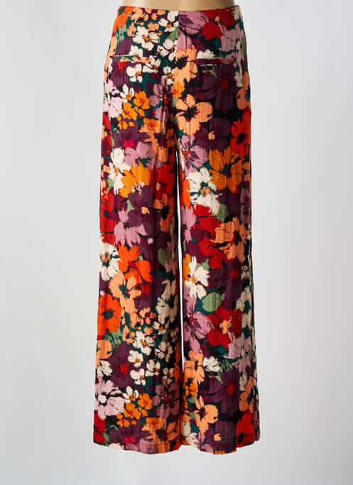 Pantalon droit violet ORFEO pour femme