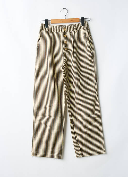 Pantalon large marron THE KORNER pour femme