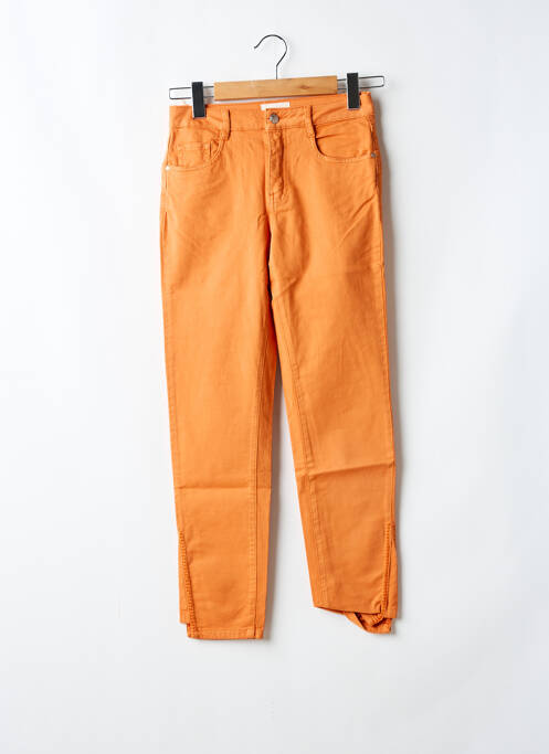 Pantalon slim orange LOLA ESPELETA pour femme