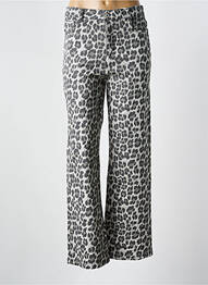 Jeans coupe droite taille normale taille normale gris MUSY MUSE femme
