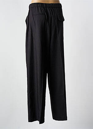 Pantalon droit taille élastique noir NOUGAT femme