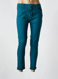 Pantalon slim poches bleu NINA CARTER femme