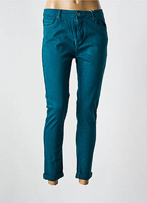 Pantalon slim poches bleu NINA CARTER femme