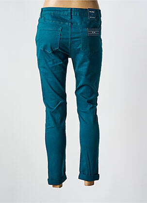 Pantalon slim poches bleu NINA CARTER femme
