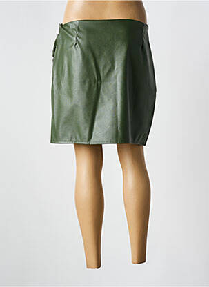 Jupe courte coupe droite vert ADILYNN femme