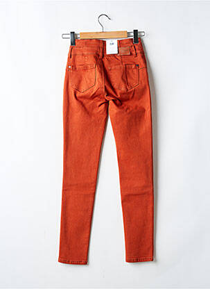 Pantalon slim poches orange C'EST BEAU LA VIE femme