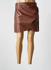 Jupe courte marron ADILYNN pour femme seconde vue