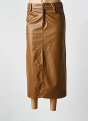 Jupe longue marron GRACIELA pour femme seconde vue