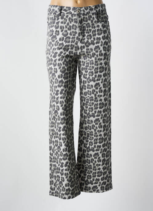 Pantalon droit gris MUSY MUSE pour homme