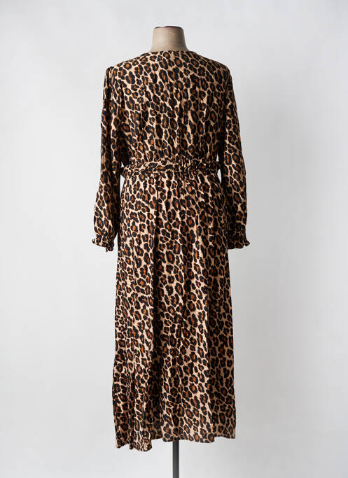 Robe longue beige BY ONE pour femme