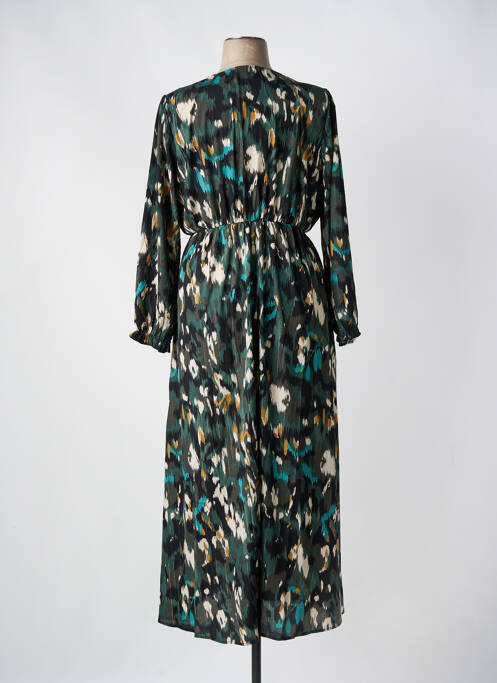 Robe longue vert MAELLE pour femme