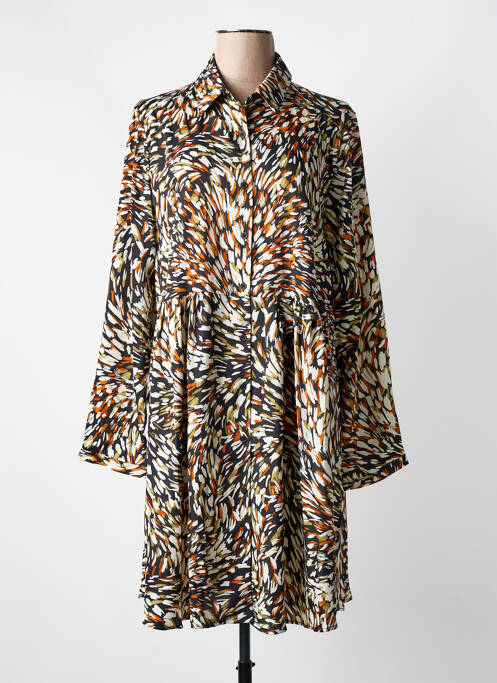 Robe mi-longue noir MAELLE pour femme