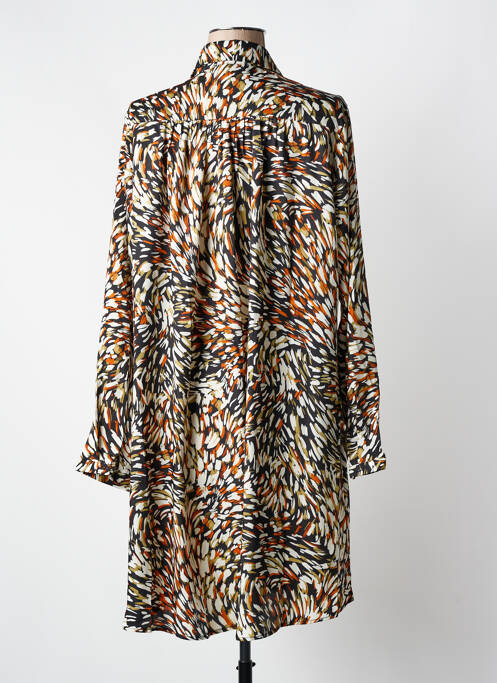 Robe mi-longue noir MAELLE pour femme