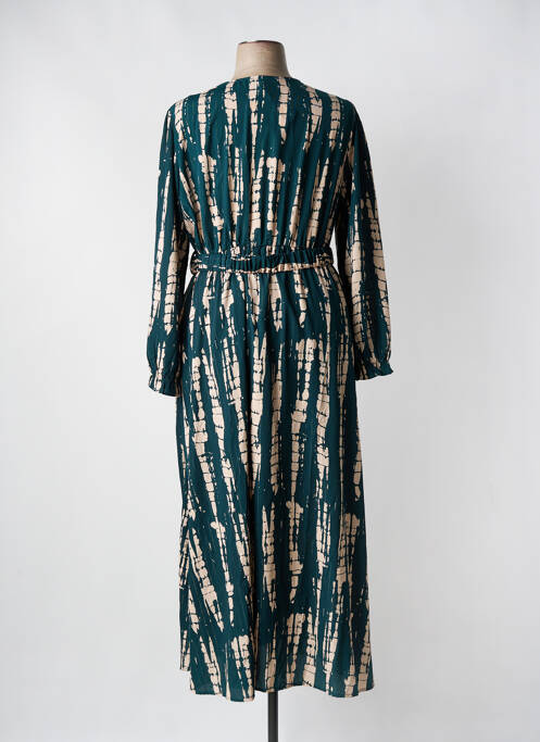 Robe mi-longue vert MAELLE pour femme