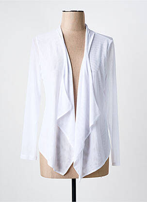 Veste casual coupe cintrée blanc MALOKA femme