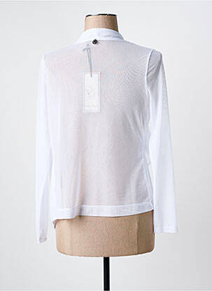 Veste casual coupe cintrée blanc MALOKA femme