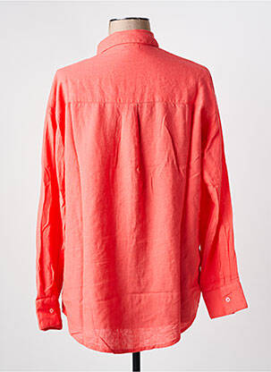 Chemisier coupe droite manches longues orange C'EST BEAU LA VIE femme