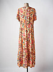 Robe longue orange C'EST BEAU LA VIE pour femme seconde vue