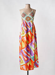 Robe longue orange CREAM pour femme seconde vue