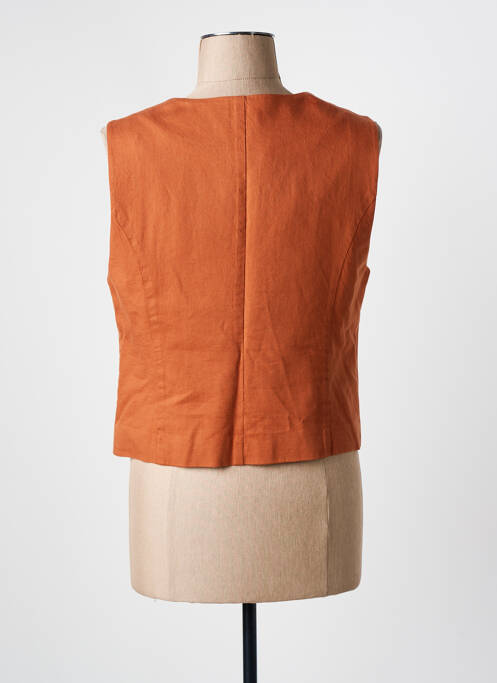 Gilet sans manche marron C'EST BEAU LA VIE femme