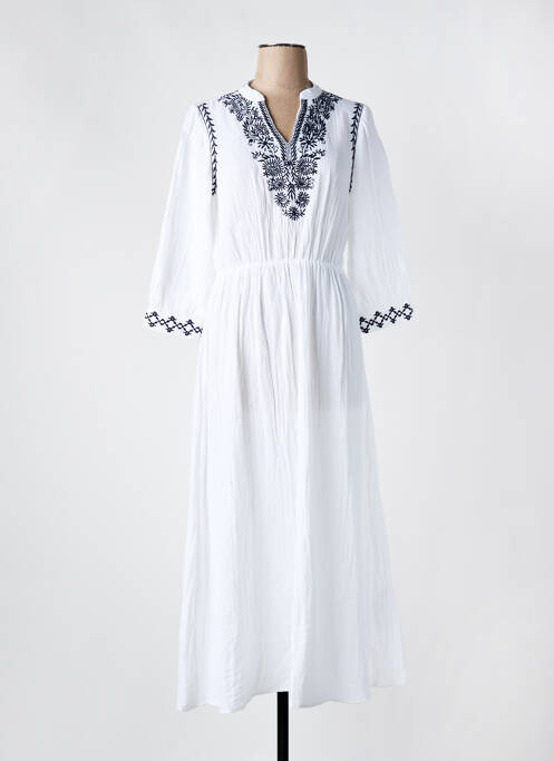 Robe longue blanc C'EST BEAU LA VIE pour femme