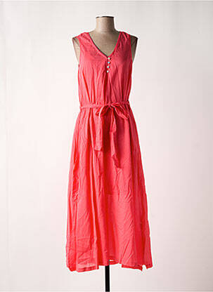 Robe longue sans manche sans manche rouge ÉTYMOLOGIE femme